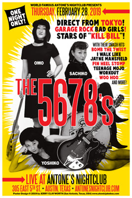 Atomic Jukebox — The 5.6.7.8's Live in Austin, TX (Antone's